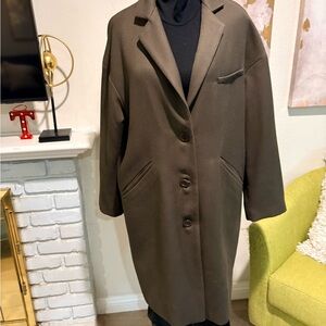 Zara Olive Trench Coat